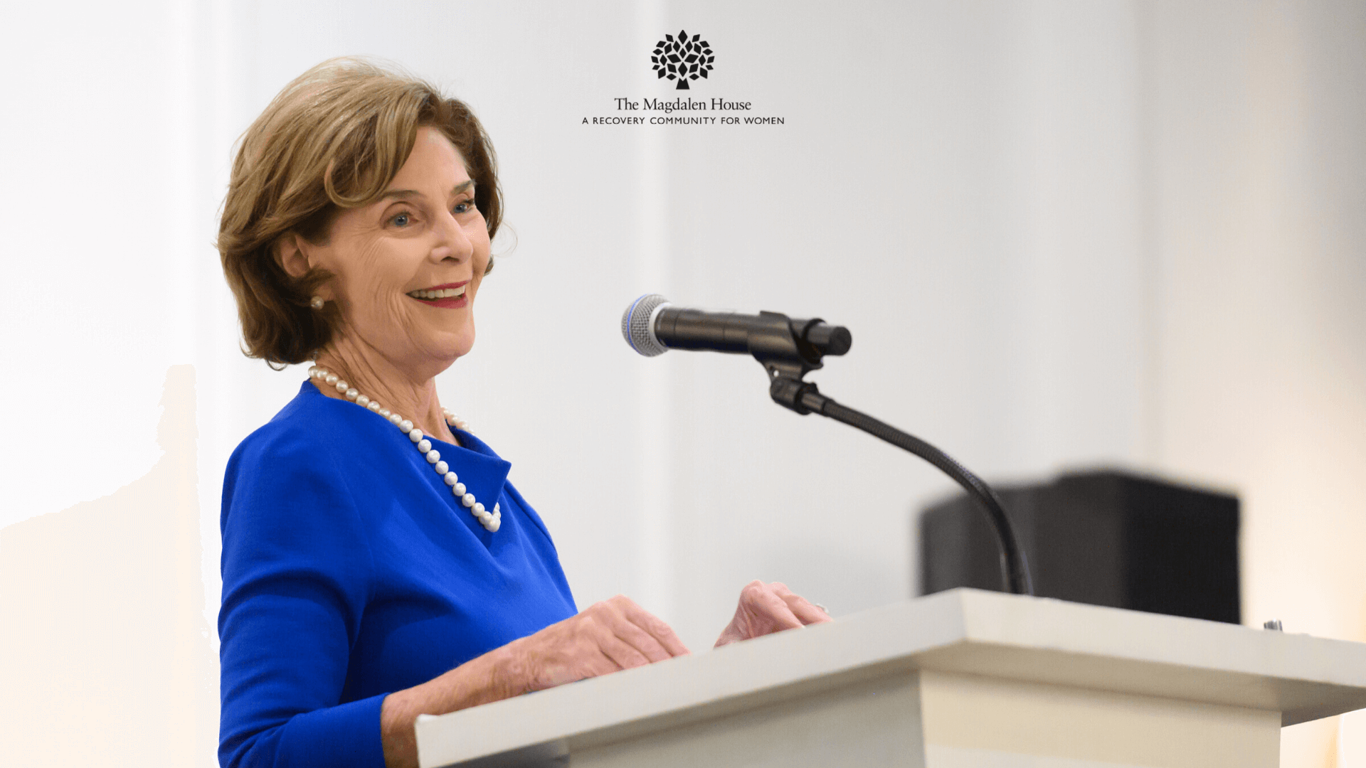 Leave a Legacy Dinner with Former First Lady Mrs. Laura Bush | The Magdalen House Dallas, Texas