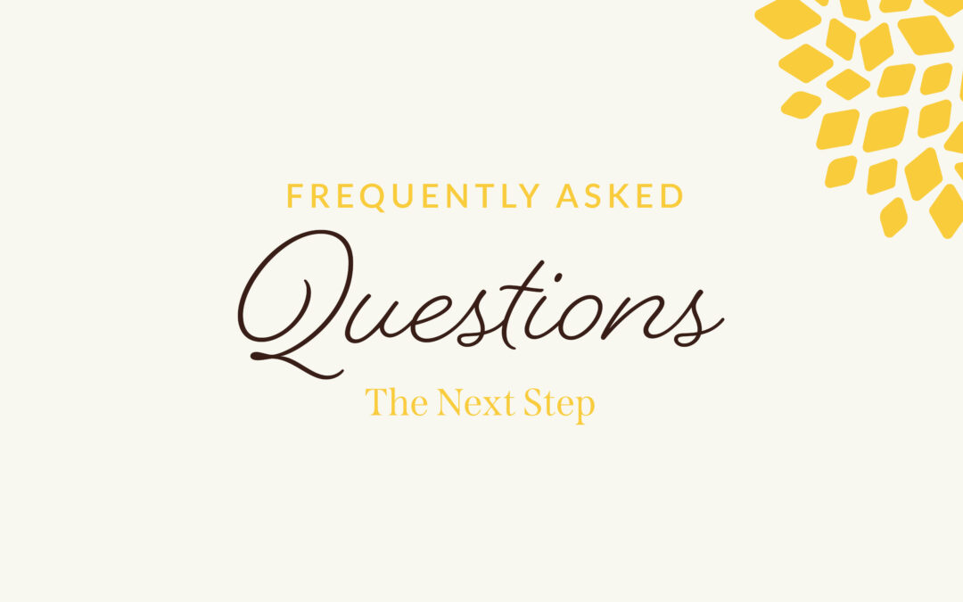 Next Step – Frequently Asked Questions
