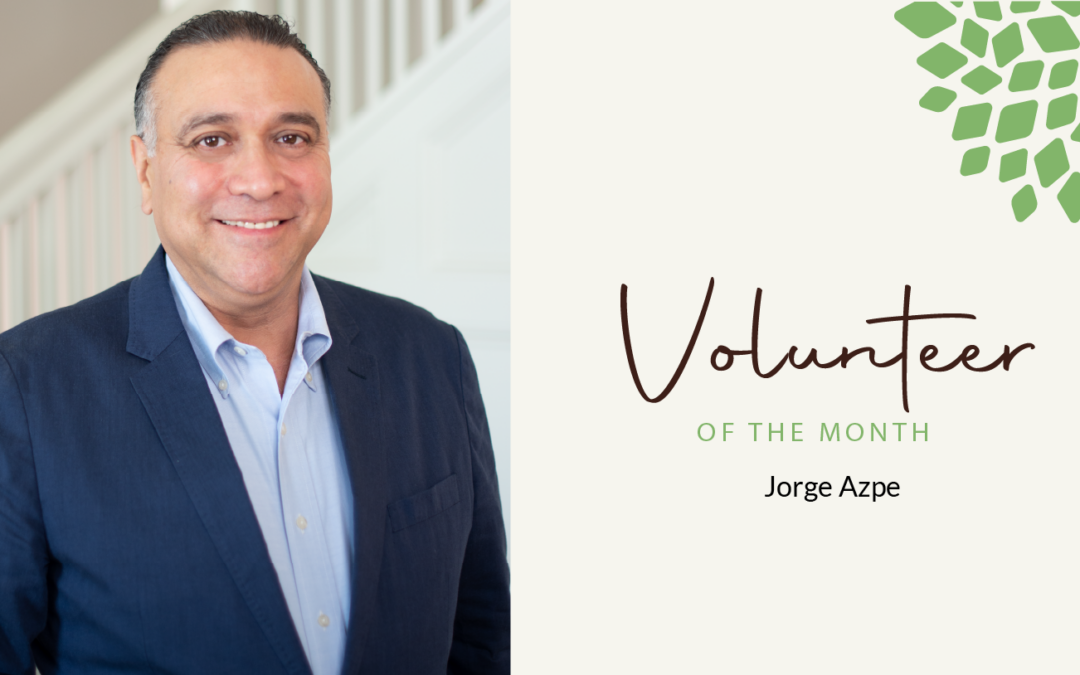 Meet Jorge Azpe: Volunteer of the Month